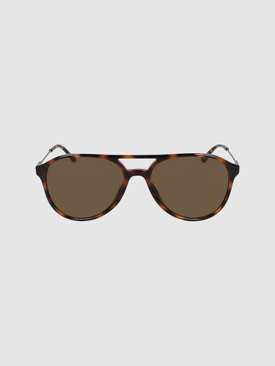 Calvin Klein Táskák & Kiegészítők HU788429 | Calvin Klein Aviator Férfi Napszemüveg Barna